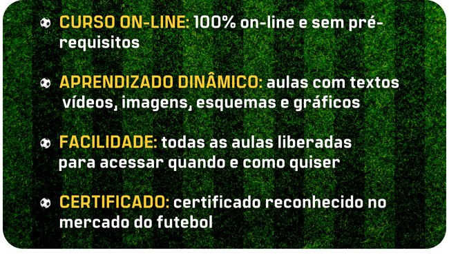 Curso gratuito de Curso de futebol grátis - Curso online de Curso de futebol  com certificado